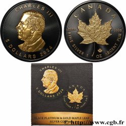 CANADA 1 Oz - 5 Dollars Mapple Leaf (Feuille d’érable) 2024 