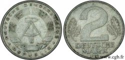 ALLEMAGNE RÉPUBLIQUE DÉMOCRATIQUE 2 Mark emblème de la RDA 1957 Berlin