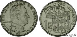 MONACO 1 Franc Rainier III / écu couronné 1977 Paris SUP 