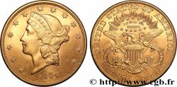 GOLD, PALLADIUM & PLATINUM INVESTMENT 20 Dollars &nbsp;Liberty&nbsp; 1904 Philadelphie