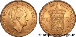 GOLD-, PALLADIUM- UND PLATIN-INVESTITIONEN 10 Gulden Wilhelmina, 4e type 1927 Utrecht
