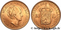 GOLD, PALLADIUM & PLATINUM INVESTMENT 10 Gulden Wilhelmina, 4e type 1927 Utrecht