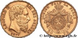 GOLD-, PALLADIUM- UND PLATIN-INVESTITIONEN 20 Francs Léopold II 1877 Bruxelles
