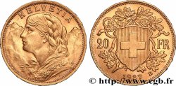 GOLD, PALLADIUM & PLATINUM INVESTMENT 20 Francs or &nbsp;Vreneli&nbsp; 1927 Berne