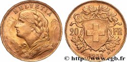 GOLD, PALLADIUM & PLATINUM INVESTMENT 20 Francs &nbsp;Vreneli&nbsp; 1935 Berne