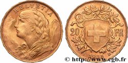 GOLD-, PALLADIUM- UND PLATIN-INVESTITIONEN 20 Francs &nbsp;Vreneli&nbsp; 1935 Berne