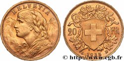 ORO, PALLADIO E PLATINO: INVESTIMENTI 20 Francs &nbsp;Vreneli&nbsp; 1935 Berne SPL 