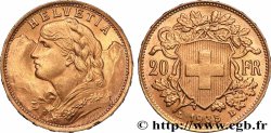 GOLD, PALLADIUM & PLATINUM INVESTMENT 20 Francs &nbsp;Vreneli&nbsp; 1935 Berne