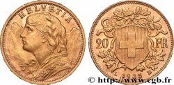 GOLD-, PALLADIUM- UND PLATIN-INVESTITIONEN 20 Francs &nbsp;Vreneli&nbsp; 1935 Berne