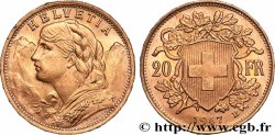 GOLD, PALLADIUM & PLATINUM INVESTMENT 20 Francs or &nbsp;Vreneli&nbsp; 1947 Berne