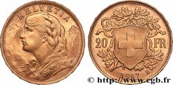GOLD-, PALLADIUM- UND PLATIN-INVESTITIONEN 20 Francs or &nbsp;Vreneli&nbsp; 1947 Berne