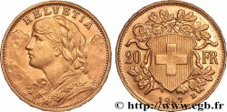 GOLD, PALLADIUM & PLATINUM INVESTMENT 20 Francs or &nbsp;Vreneli&nbsp; 1947 Berne
