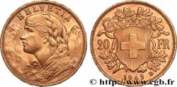 GOLD, PALLADIUM & PLATINUM INVESTMENT 20 Francs or &nbsp;Vreneli&nbsp; 1949 Berne