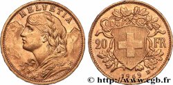 GOLD, PALLADIUM & PLATINUM INVESTMENT 20 Francs or &nbsp;Vreneli&nbsp; 1949 Berne