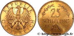 GOLD, PALLADIUM & PLATINUM INVESTMENT 25 Schilling Proof aigle héraldique 1929 Vienne