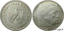 ALLEMAGNE 5 Reichsmark Maréchal Paul von Hindenburg 1936 Munich - D TTB 