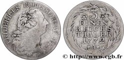 GERMANY - KINGDOM OF PRUSSIA - FREDERICK II THE GREAT 1/3 de Thaler 1772 Berlin