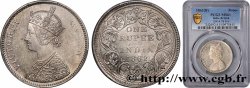 BRITISH INDIA 1 Roupie Victoria 1862 Bombay