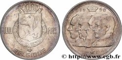 BELGIUM 100 Francs portraits des quatre rois de Belgique, légende française 1950 Bruxelles