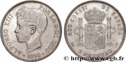SPAIN 5 Pesetas Alphonse XIII 3e type 1898 Madrid