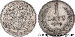 LATVIA 1 Lats emblème 1924 Londres