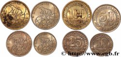 SPITZBERGEN (Norway) Lot 10, 25, 50 et 100 Roubles compagnie minière russe Artikugol 1993 Moscou