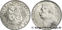 CZECHOSLOVAKIA 100 Korun 70e anniversaire de Staline 1949  AU 