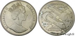 GIBRALTAR 2,8 Ecus Elisabeth II / tunnel sous la Manche 1993  SUP 