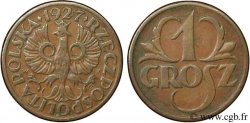 POLAND 1 Grosz aigle 1927 Varsovie