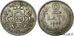 LETTONIE 2 Lati emblème 1925 Londres TTB+ 