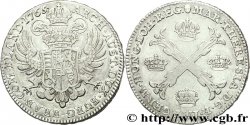 BELGIUM - AUSTRIAN NETHERLANDS 1 Kronenthaler Pays-Bas Autrichiens frappe au nom de Marie-Thérèse / armes 1765 Bruxelles XF 
