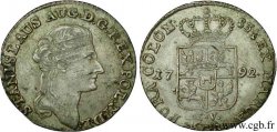 POLOGNE 4 Groschen Stanislas Auguste / armes 1792 Varsovie TTB 