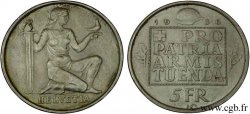 SUISSE 5 Francs fond pour l’armement 1936 Berne - B