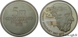 SUISSE 5 Francs 100e anniversaire de la naissance du chef d’orchestre Ernest Ansermet 1983 Berne - B
