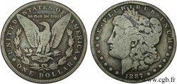 ÉTATS-UNIS D&nbsp;AMÉRIQUE 1 Dollar type Morgan 1887 Nouvelle-Orléans - O TB 