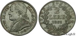 VATICAN ET ÉTATS PONTIFICAUX 2 Lire Pie IX an XXII 1867 Rome
