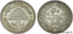 LIBANO 50 piastres Cèdre du Liban 1952 Utrecht MBC 