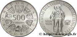 AUSTRIA 500 Schilling 175e anniversaire de la révolution du Tyrol 1984  MS 