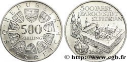 AUTRICHE 500 Schilling 300e anniversaire de l’abbaye baroque de St Florian 1986 