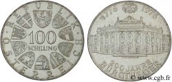 AUTRICHE 100 Schilling 200e anniversaire du Burgtheater de Vienne 1976 