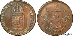 AUTRICHE 1/4 Kreuzer emblème 1816 Vienne TTB+ 