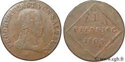 AUSTRIA 1 Pfenning Archevêché de Salzbourg, Ferdinand électeur 1804  VF 