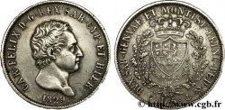 ITALIE - ROYAUME DE SARDAIGNE 5 Lire Charles Félix 1829 Gênes TTB+ 