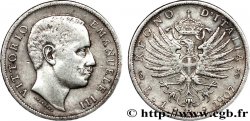 ITALIE 1 Lire Victor Emmanuel III 1907 Rome - R