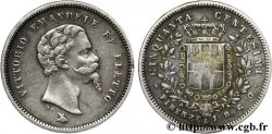 ITALY 50 Centesimi Victor Emmanuel II Roi élu 1860 Florence