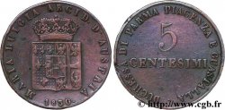 ITALIE - PARME ET PLAISANCE 5 Centesimi Marie-Louise, Duchesse de Parme 1830 Milan TB+ 