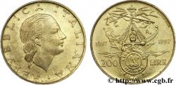 ITALIEN 200 Lire centenaire de la Lega Navale Italiana 1997 Rome - R fST 