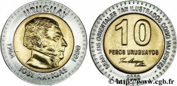 URUGUAY 10 Pesos José Gervasio Artigas, libérateur de l Uruguay 2000  SPL 