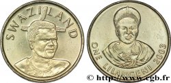 SWASILAND 1 Lilangeni Roi Msawati III / reine mère Ntombi Tfwala 2003 