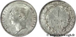 BELGIQUE 1 Franc Albert Ier légende française 1913 